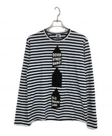 DOVER STREET MARKET（ドーバー ストリート マーケット）の古着「ボーダーカットソー」｜ホワイト×ネイビー