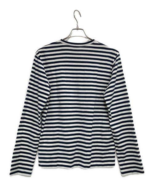 DOVER STREET MARKET（ドーバー ストリート マーケット）DOVER STREET MARKET (ドーバー ストリート マーケット) ボーダーカットソー ホワイト×ネイビー サイズ:Lの古着・服飾アイテム