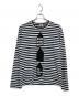 DOVER STREET MARKET（ドーバー ストリート マーケット）の古着「ボーダーカットソー」｜ホワイト×ネイビー