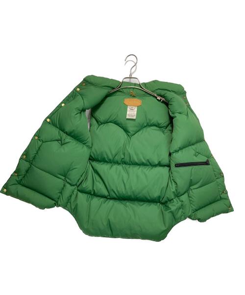 RockyMountainFeatherBed（ロッキーマウンテンフェザーベッド）RockyMountainFeatherBed (ロッキーマウンテンフェザーベッド) ダウンベスト ベージュ×ネイビー サイズ:38の古着・服飾アイテム