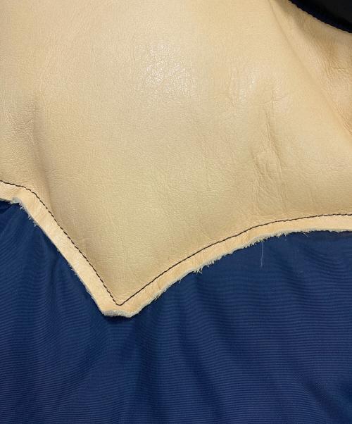 RockyMountainFeatherBed（ロッキーマウンテンフェザーベッド）RockyMountainFeatherBed (ロッキーマウンテンフェザーベッド) ダウンベスト ベージュ×ネイビー サイズ:38の古着・服飾アイテム