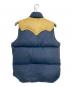 RockyMountainFeatherBed (ロッキーマウンテンフェザーベッド) ダウンベスト ベージュ×ネイビー サイズ:38：14000円