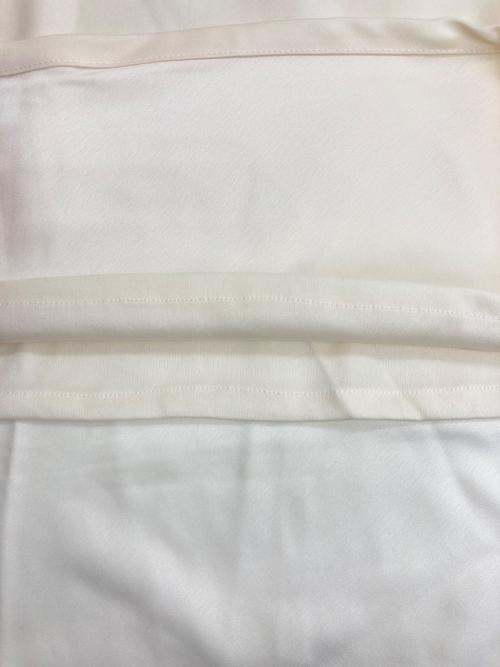 POLA'URA（ポローラ）POLA'URA (ポローラ) セミフレアサテンスカート イエロー サイズ:Ｓ 未使用品の古着・服飾アイテム