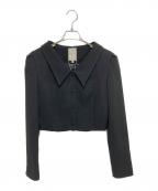 GRACE Uグレースユー）の古着「Mercury Tweed Jacket」｜ブラック
