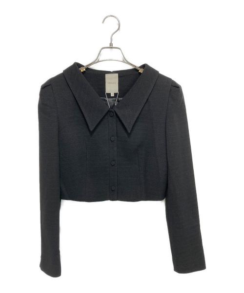 GRACE U（グレースユー）GRACE U (グレースユー) Mercury Tweed Jacket ブラック サイズ:S 未使用品の古着・服飾アイテム