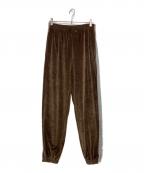 Needlesニードルズ）の古着「Side Line Sweat Pant - C/PE Velour」｜ブラウン