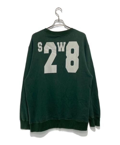 South2 West8（サウスツー ウエストエイト）South2 West8 (サウスツー ウエストエイト) プリントスウェット グリーン サイズ:Mの古着・服飾アイテム