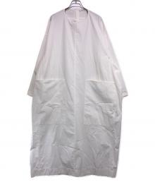 AEHRR（エアー）の古着「Draping Big Pocket Crewneck Shirt OP」｜ホワイト