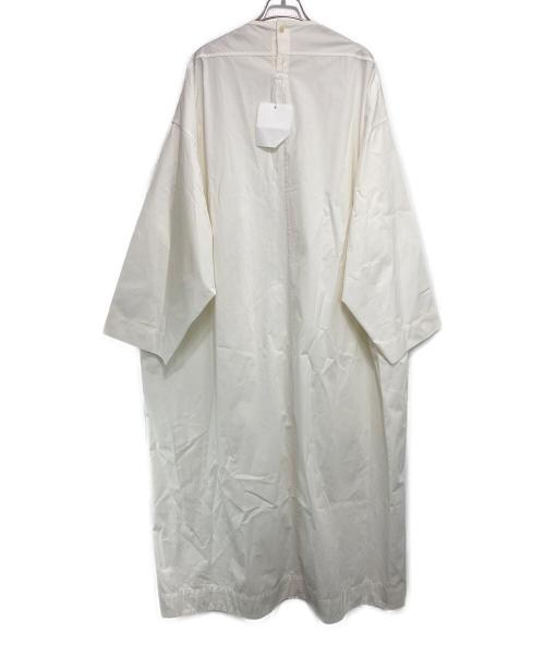 AEHRR（エアー）AEHRR (エアー) Draping Big Pocket Crewneck Shirt OP ホワイト サイズ:Mの古着・服飾アイテム