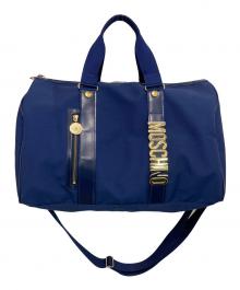 MOSCHINO（モスキーノ）の古着「2WAYボストンバッグ」｜ネイビー