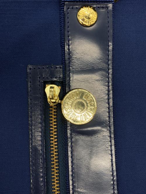 MOSCHINO（モスキーノ）MOSCHINO (モスキーノ) 2WAYボストンバッグ ネイビーの古着・服飾アイテム