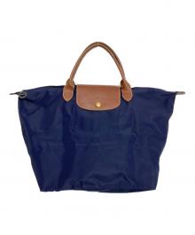 LONGCHAMP（ロンシャン）の古着「プリアージュ トートバッグ」｜ネイビー