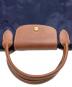 中古・古着 LONGCHAMP (ロンシャン) プリアージュ トートバッグ ネイビー：7000円