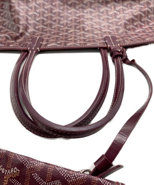 GOYARD（ゴヤール）GOYARD (ゴヤール) サンルイPM トートバッグ ボルドーの古着・服飾アイテム