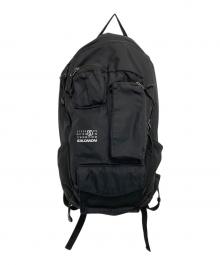 MM6 Maison Margiela×SALOMON（エムエムシックスメゾンマルジェラ×サロモン）の古着「「ニューメリック」ナイロンバックパック」｜ブラック