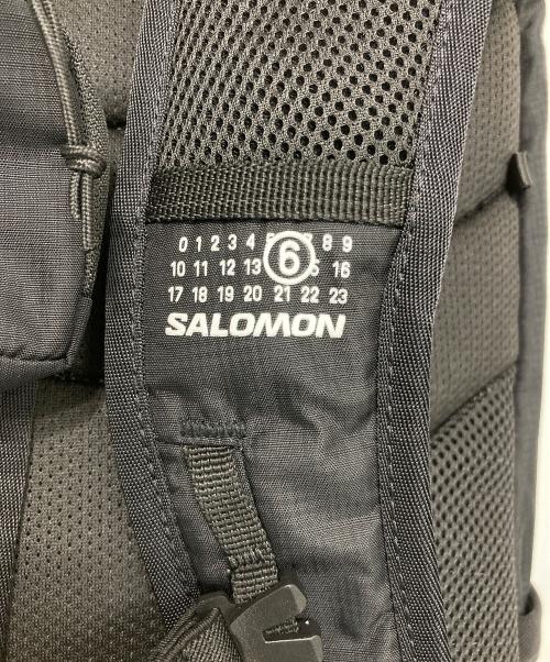 MM6 Maison Margiela（エムエムシックスメゾンマルジェラ）MM6 Maison Margiela (エムエムシックスメゾンマルジェラ) SALOMON (サロモン) 「ニューメリック」ナイロンバックパック ブラックの古着・服飾アイテム