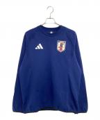 adidasアディダス）の古着「JFA TT CR」｜ネイビー
