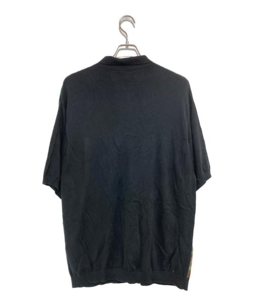 SUPREME（シュプリーム）SUPREME (シュプリーム) Plaid Knit S/S Polo グリーン×オレンジ サイズ:XLの古着・服飾アイテム