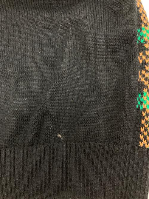 SUPREME（シュプリーム）SUPREME (シュプリーム) Plaid Knit S/S Polo グリーン×オレンジ サイズ:XLの古着・服飾アイテム