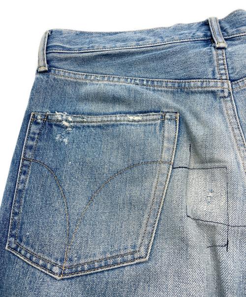 Hysteric Glamour（ヒステリックグラマー）Hysteric Glamour (ヒステリックグラマー) TH加工 WW2 ストレートデニムパンツ インディゴ サイズ:32の古着・服飾アイテム