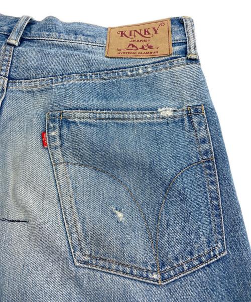 Hysteric Glamour（ヒステリックグラマー）Hysteric Glamour (ヒステリックグラマー) TH加工 WW2 ストレートデニムパンツ インディゴ サイズ:32の古着・服飾アイテム