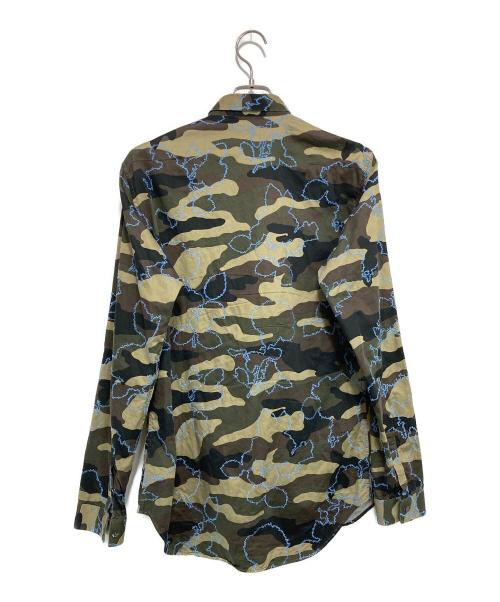 DIOR HOMME（ディオール オム）DIOR HOMME (ディオール オム) カモフラシャツ カーキ サイズ:39の古着・服飾アイテム