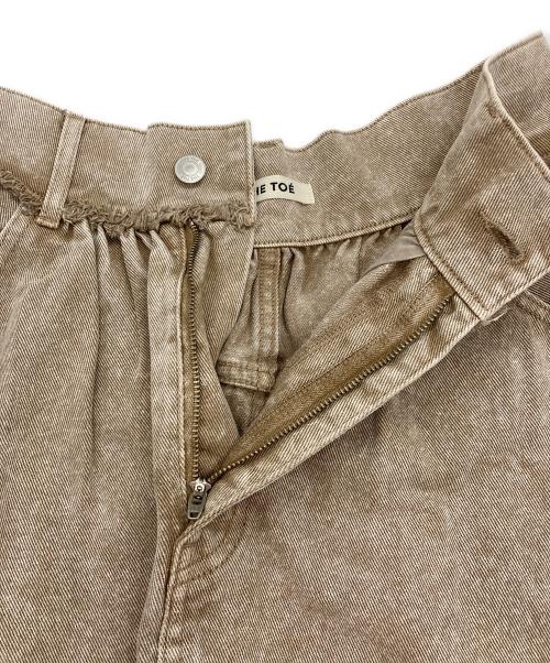 THE TOE（ザ・トゥー）THE TOE (ザ・トゥー) デニムミニスカート ブラウン サイズ:Sの古着・服飾アイテム