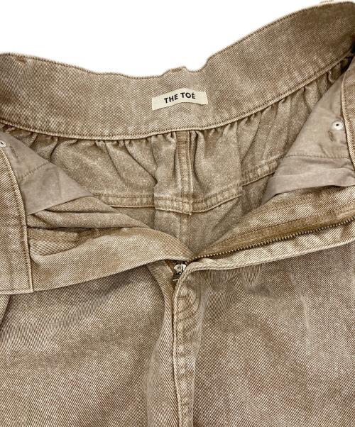 THE TOE（ザ・トゥー）THE TOE (ザ・トゥー) デニムミニスカート ブラウン サイズ:Sの古着・服飾アイテム