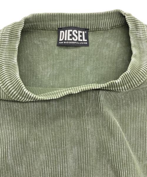 DIESEL（ディーゼル）DIESEL (ディーゼル) ロングスリーブカットソー グリーン サイズ:XLの古着・服飾アイテム