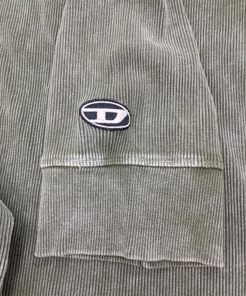 DIESEL（ディーゼル）DIESEL (ディーゼル) ロングスリーブカットソー グリーン サイズ:XLの古着・服飾アイテム