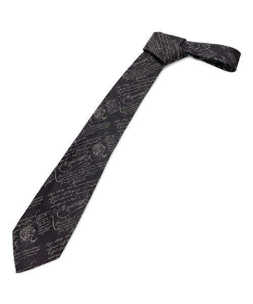Berluti（ベルルッティ）Berluti (ベルルッティ) カリグラフィ ネクタイ グレー サイズ:表記なしの古着・服飾アイテム