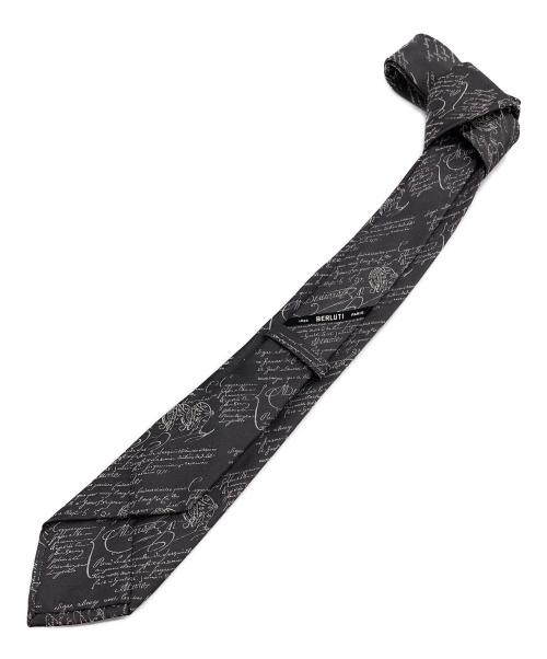 Berluti（ベルルッティ）Berluti (ベルルッティ) カリグラフィ ネクタイ グレー サイズ:表記なしの古着・服飾アイテム