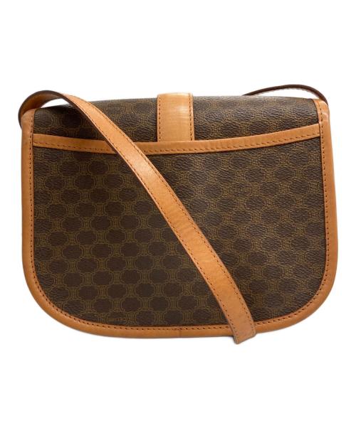 CELINE（セリーヌ）CELINE (セリーヌ) マカダム柄 ショルダーバッグ ブラウンの古着・服飾アイテム