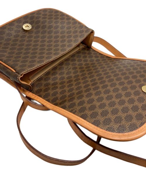CELINE（セリーヌ）CELINE (セリーヌ) マカダム柄 ショルダーバッグ ブラウンの古着・服飾アイテム