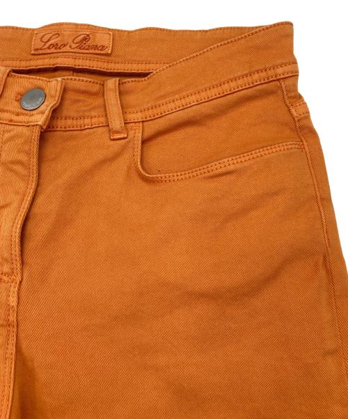 LORO PIANA（ロロピアーナ）LORO PIANA (ロロピアーナ) カラーデニムパンツ オレンジ サイズ:38の古着・服飾アイテム
