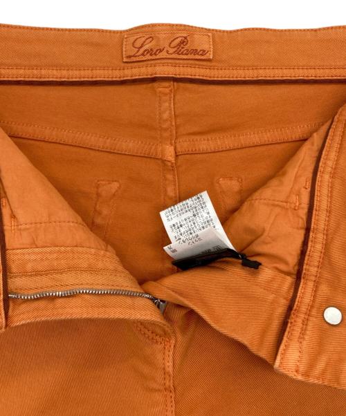 LORO PIANA（ロロピアーナ）LORO PIANA (ロロピアーナ) カラーデニムパンツ オレンジ サイズ:38の古着・服飾アイテム