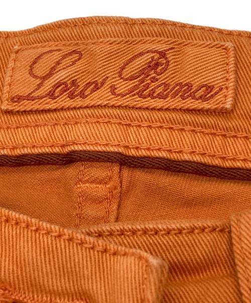 LORO PIANA（ロロピアーナ）LORO PIANA (ロロピアーナ) カラーデニムパンツ オレンジ サイズ:38の古着・服飾アイテム
