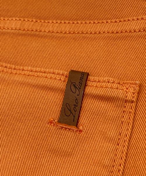 LORO PIANA（ロロピアーナ）LORO PIANA (ロロピアーナ) カラーデニムパンツ オレンジ サイズ:38の古着・服飾アイテム
