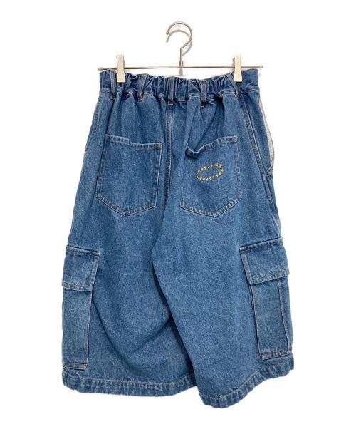 AFB（エーエフビー）AFB (エーエフビー) ハーフデニムパンツ ブルー サイズ:Mの古着・服飾アイテム