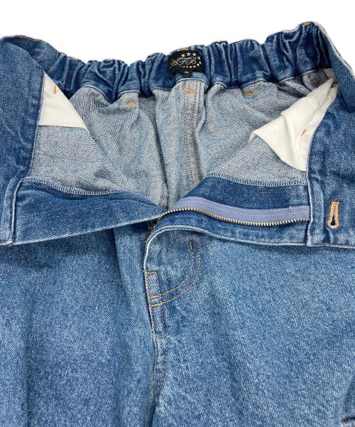 AFB（エーエフビー）AFB (エーエフビー) ハーフデニムパンツ ブルー サイズ:Mの古着・服飾アイテム