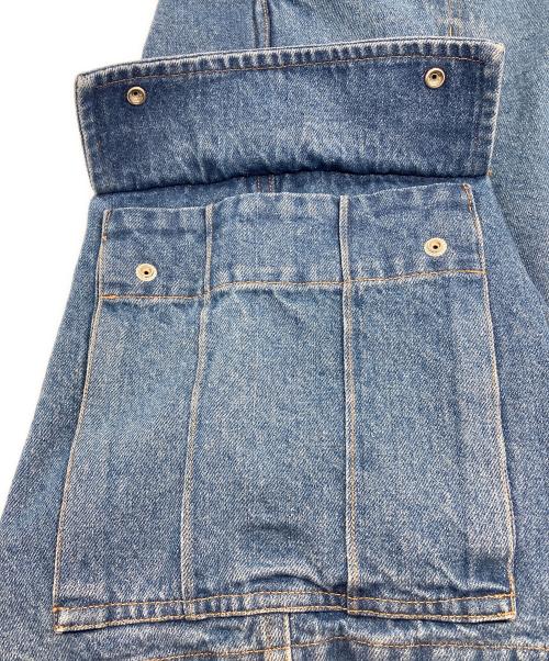 AFB（エーエフビー）AFB (エーエフビー) ハーフデニムパンツ ブルー サイズ:Mの古着・服飾アイテム