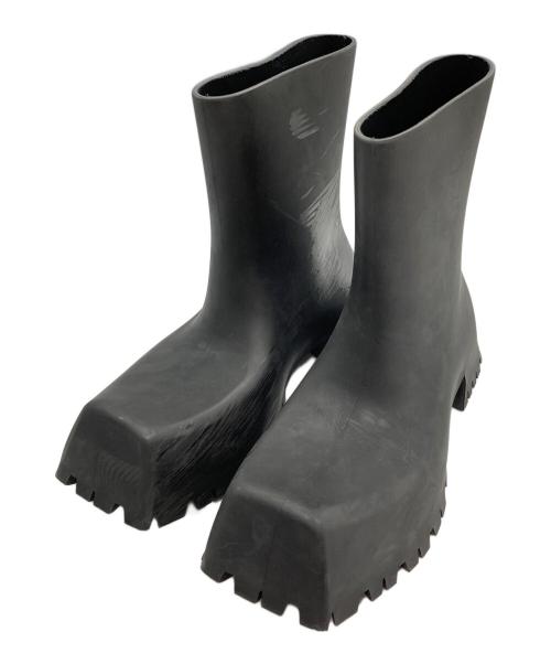 BALENCIAGA（バレンシアガ）BALENCIAGA (バレンシアガ) Trooper rubber low boots ブラック サイズ:UK８の古着・服飾アイテム
