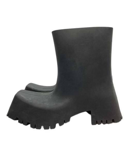 BALENCIAGA（バレンシアガ）BALENCIAGA (バレンシアガ) Trooper rubber low boots ブラック サイズ:UK８の古着・服飾アイテム