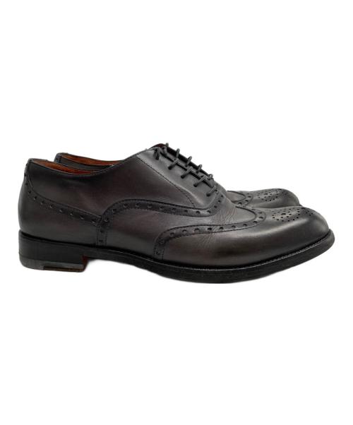 Santoni（サントーニ）Santoni (サントーニ) ウィングチップシューズ ブラウン サイズ:361/2の古着・服飾アイテム