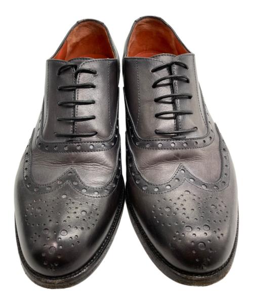 Santoni（サントーニ）Santoni (サントーニ) ウィングチップシューズ ブラウン サイズ:361/2の古着・服飾アイテム