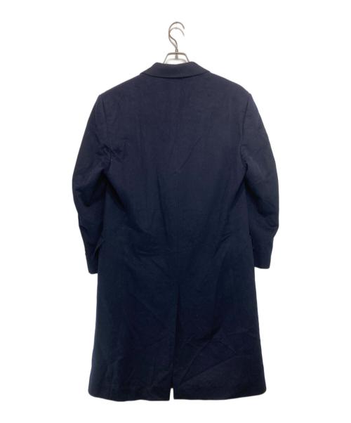 Aquascutum（アクアスキュータム）Aquascutum (アクアスキュータム) ウールチェスターコート ネイビー サイズ:記載なしの古着・服飾アイテム