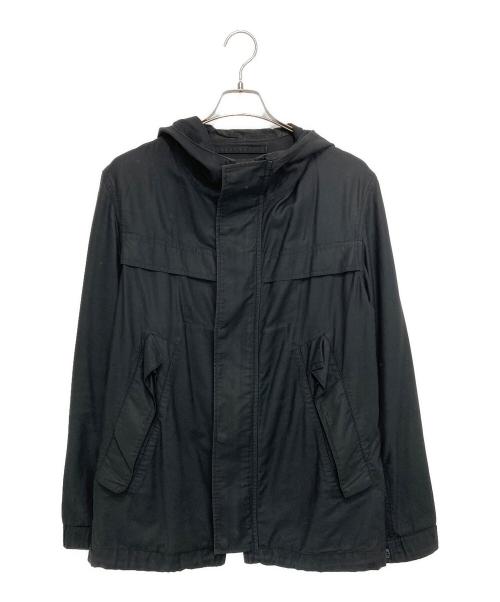 CABANE de ZUCCa（カバンドズッカ）CABANE de ZUCCa (カバンドズッカ) ミリタリージャケット ブラック サイズ:Sの古着・服飾アイテム