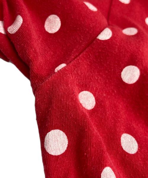PLAY COMME des GARCONS（プレイコムデギャルソン）PLAY COMME des GARCONS (プレイコムデギャルソン) ドットカットソー レッド サイズ:Mの古着・服飾アイテム