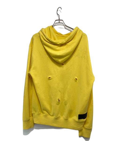 13DE MARZO（トレセ デ マルソ）13DE MARZO (トレセ デ マルソ) SMILEY (スマイリー) プルオーバーパーカー イエロー サイズ:Lの古着・服飾アイテム