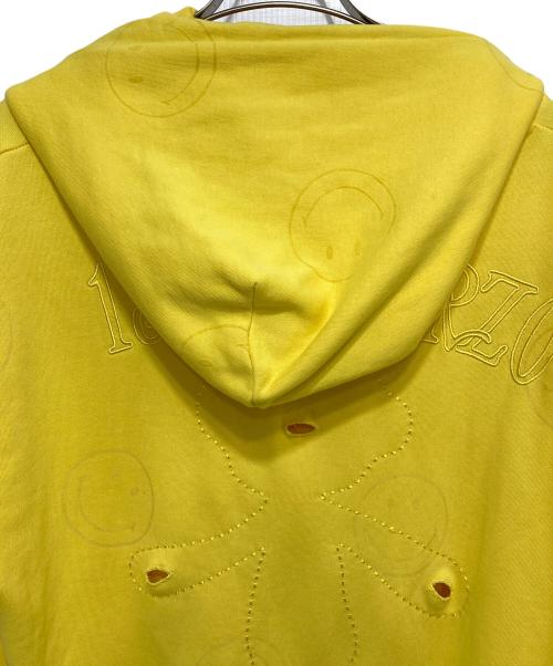 13DE MARZO（トレセ デ マルソ）13DE MARZO (トレセ デ マルソ) SMILEY (スマイリー) プルオーバーパーカー イエロー サイズ:Lの古着・服飾アイテム